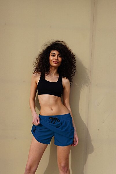 C&City Γυναικεία Lycra Sea Shorts Φούστα C1810 Navy Blue