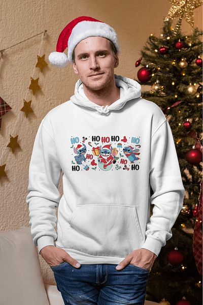 POPULUS Hanorac cu glugă Stitch La mulți ani