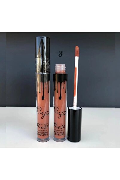 Rose Likit Matte Lip Gloss Parlatıcı