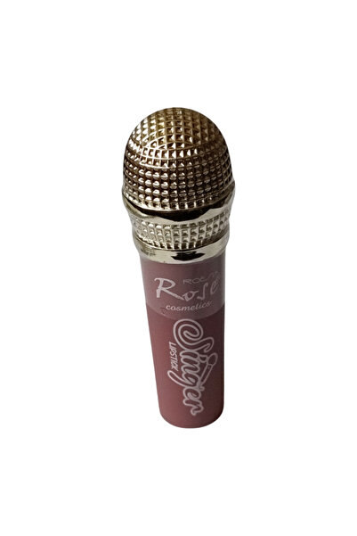 Rose Mikrofon Başlıklı Lipstick Matte Ruj