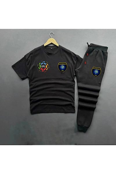 Pisa Art Al Taawon Saudi Arabia Pro League T-Shirt - Sweatpants Combo