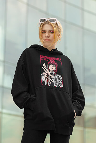 POPULUS Anime majica sa kapuljačom Chainsaw Man Makima