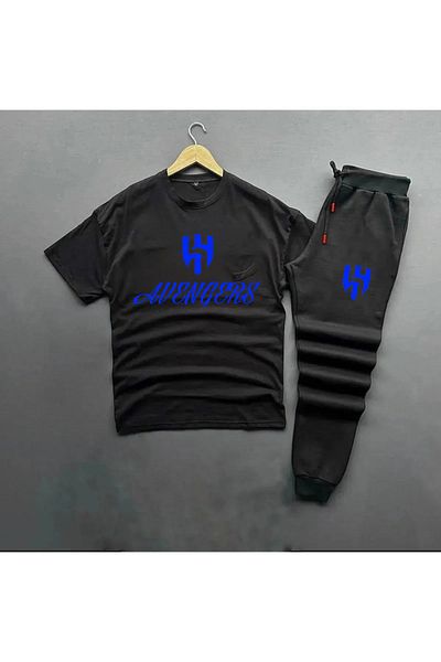 Pisa Art Al-Hilal Avengers World Record Special Design T-shirt-Sweatpants Combination