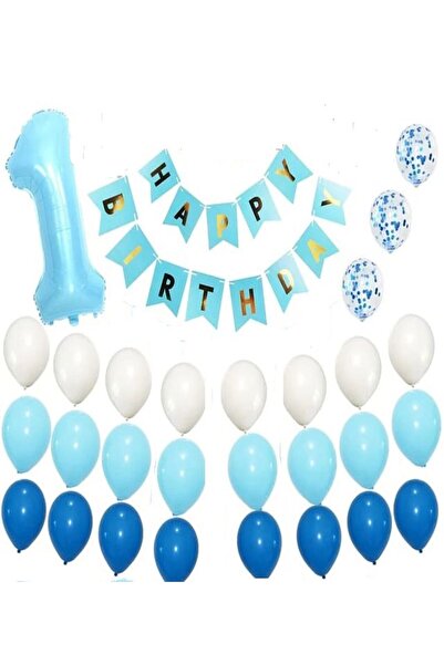 DÜVENCİ TİCARET DOĞUM GÜNÜ PARTİ BALON SETİ 1YAŞ
