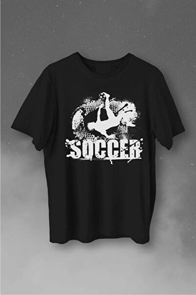 Massgai Unisex dizajn fudbala Štampano Oversize kroj 100% pamuk T-shirt
