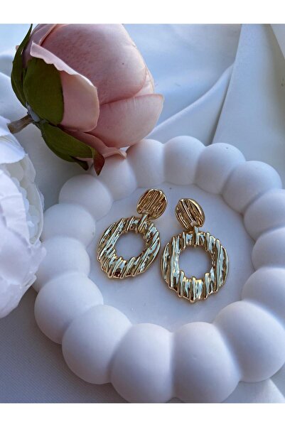 İREM YILDIZ Kadın Çelik Vintage Sallantılı Küpe