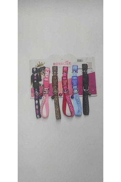 Royalist 15 MM Pink Color with Bell - NECK GRAP DOG GRAP