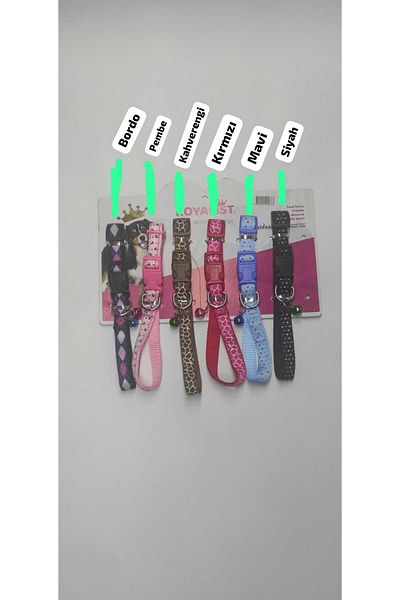 Royalist 15 MM Pink Color with Bell - NECK GRAP DOG GRAP