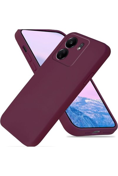 İncisoft Xiaomi Redmi 13C Uyumlu Kılıf Lansman Kadife İç Yüzeyli Yumuşak Soft...