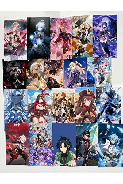 Hara Company Pachet de autocolante pentru jocuri Genshin Impact