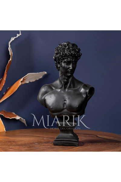 MIARIK DESIGN & DEKORASYON Davut Büst Heykel Biblo