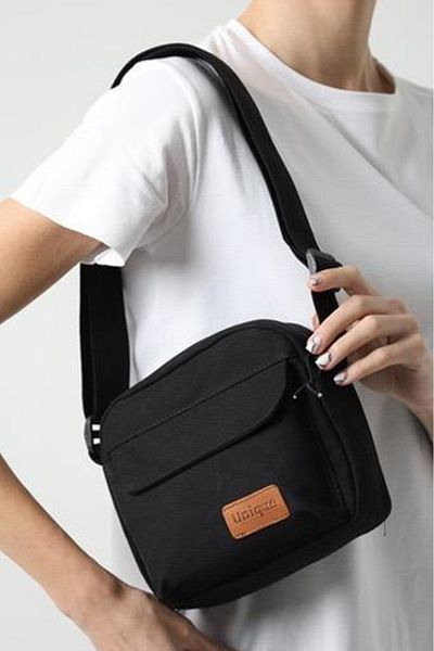 KIRASE Geantă de umăr și crossbody Unigue din pânză acoperită pentru femei