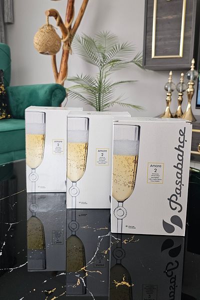 Paşabahçe 6-Piece Standing Coffee Water Glass - for Soft Drinks Presentations