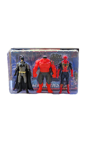 Ailenizin Oyuncakçısı 3'LU AVENGERS KAHRAMAN 19 CM BUYUK BOY IŞIKLI