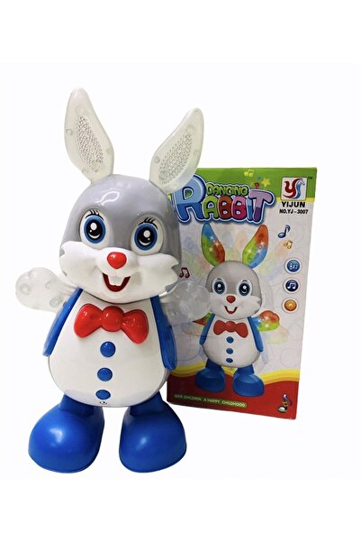 Ailenizin Oyuncakçısı Danseden tavşan kız erkek oyuncak sesli ışıklı toy rabbit
