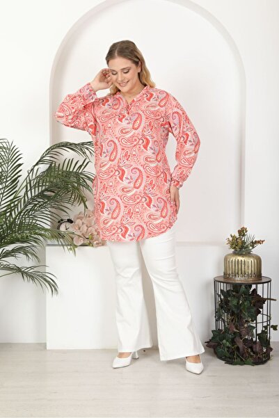 Tunikteks Tunic Woven viscose soft comfortable patterned tunic
