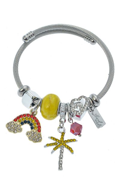 Pelin Aksesuar Rainbow Figured Charm Bracelet