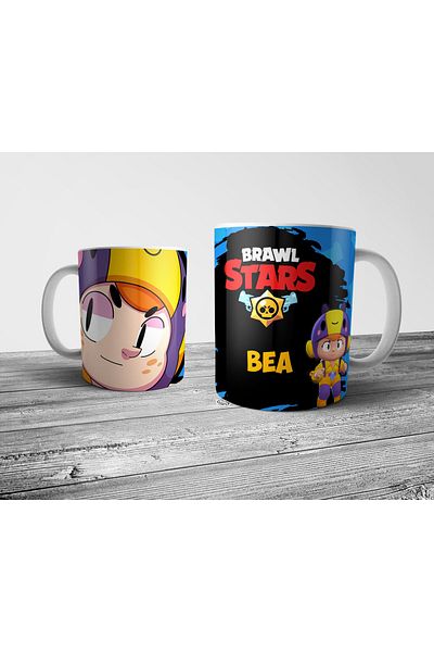Pixxa Brawl Stars Bea - كوب موديل 1