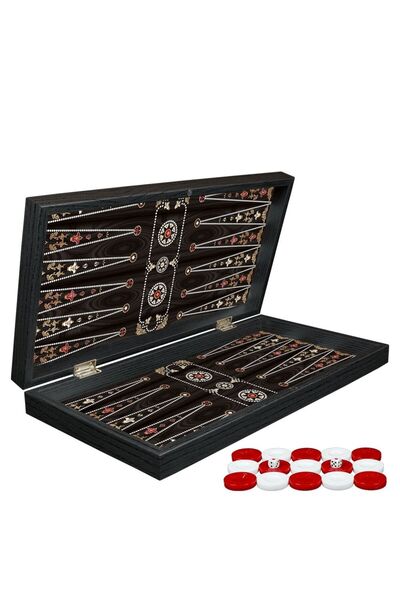 Yenigün KLASIK TAVLA SIYAH İNCI