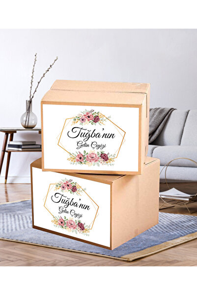 Hafsa Ticaret Çeyiz Etiketi İsme Özel A4 Ebat (29 CM X 21 CM) - 20Lİ PAKET YÜ...