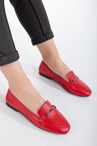 derim shoes Women's Genuine Leather Casual Shoes Ballerinas