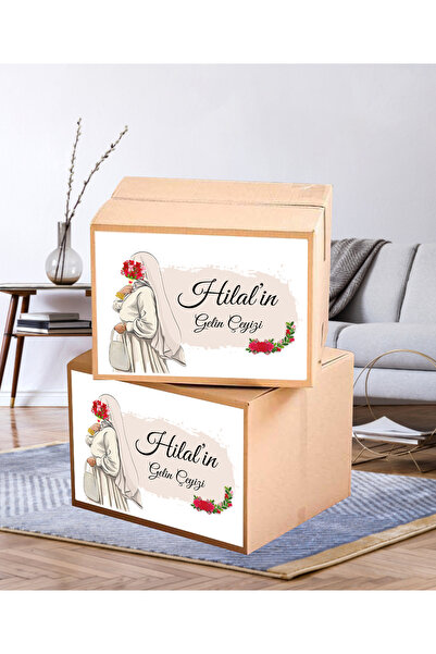 Hafsa Ticaret Çeyiz Etiketi İsme Özel A4 Ebat (29 CM X 21 CM) - 20Lİ PAKET YÜ...