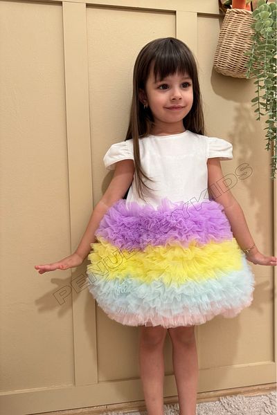 penu baby kids Unicorn Tutu Short Sleeve Baby Girl Dress - Princess