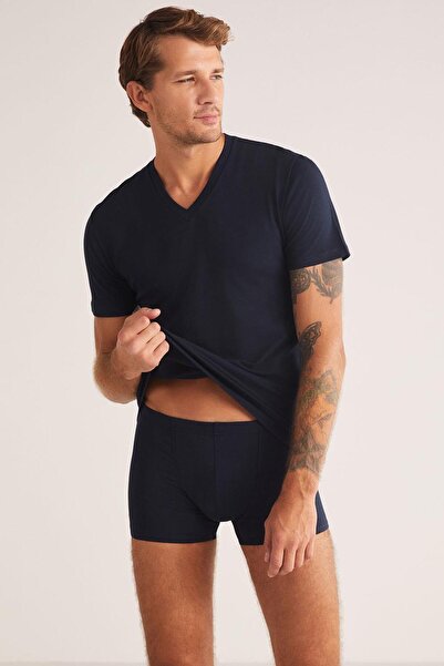 Kom Underwear Kom Antonio V-Neck Cotton Men's T-Shirt