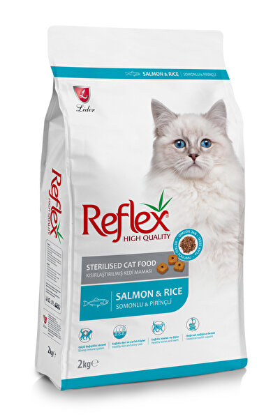 Reflex STERİLİSED SALMON & RİCE-- Balıklı Kısırlaştırılmış Yetişkin Kedi Maması 2 Kg.