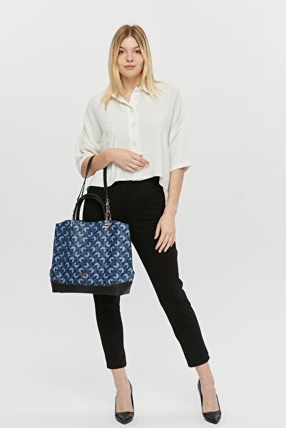 Cacharel Blue Women's Shoulder Bag C-098