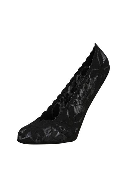 Bolero جوارب راقصة الباليه من الدانتيل باللون الأسود