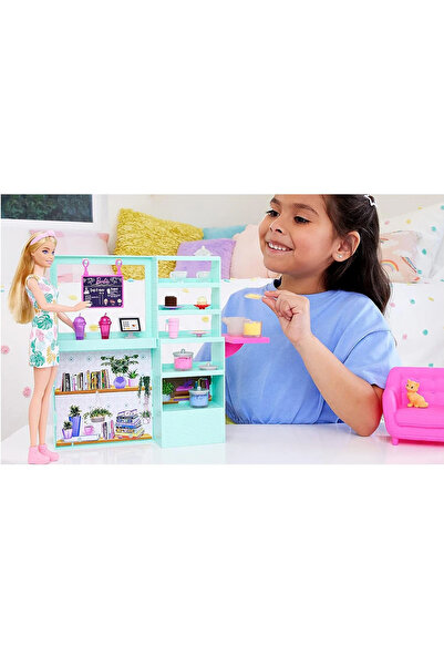 Barbie 'nin Çay Saati Oyun Seti Pembe