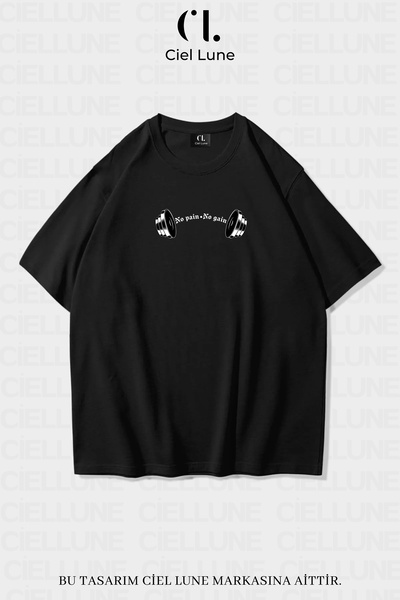 NEVERMIND Unisex Femei Bărbați No Rain No Gain Imprimat Design Special Tricou...