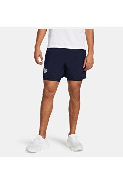 Under Armour Ανδρικό υφασμάτινο σορτς με λογότυπο για καθημερινή χρήση, ανθεκ...