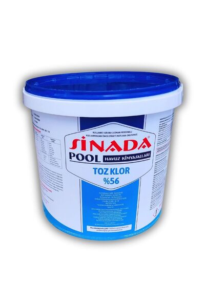 SİNADA HAVUZ KİMYASALLARI Toz Klor 56 10 kg