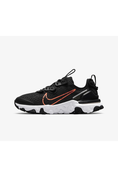 Nike React Vision GS 'Black Total Orange' Sneaker