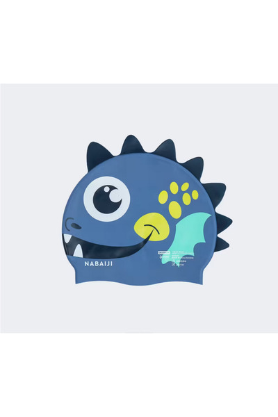 Decathlon Nabaiji Силіконовий плавальний боне - СИНІЙ РОЖЕВИЙ Дракон