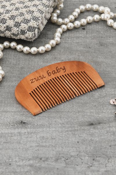 Zuu Baby 100% Natural Wooden Baby Comb