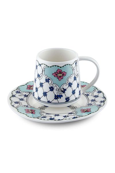 The Mia Amore Blue 100 cc Single Cup Set - CUP0050