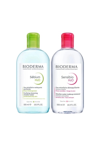 Bioderma Sebium H2O 500ml + Bioderma Sensibio H2O 500ml