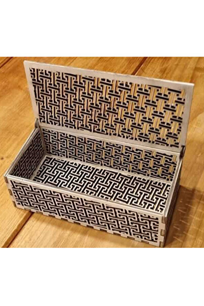 zeyalazer Ahşap Wagara Kutusu Kojitsunagi Desenli