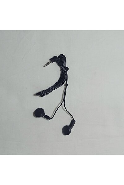 Karahanlı Butik Mikrofonsuz Aux jacklı siyah kulaklık 1 Metre