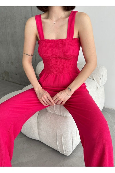 alenmoda Strappy Square Collar Wrapped Jumpsuit Dress