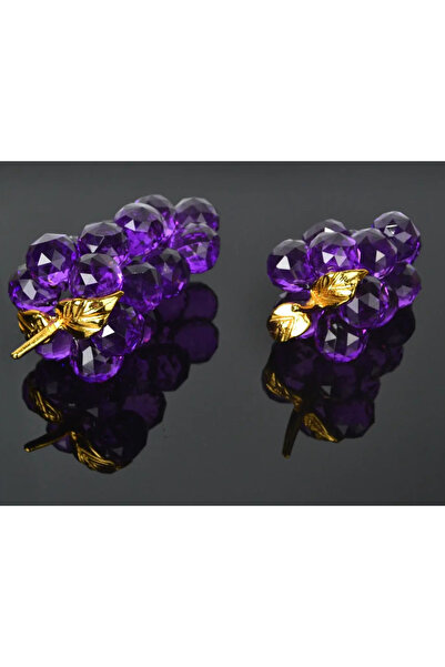 MIARIK DESIGN & DEKORASYON Dekoratif 2li Kristal Uzum