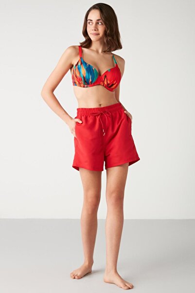 Kom Achaiah Beli Lastikli Deniz Şort