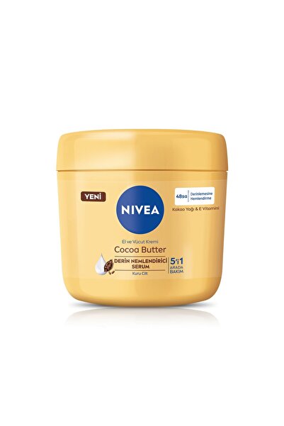NIVEA Nıvea El Ve Vücut Bakım Kremi Cocoa Butter Kuru Cilt 400ml