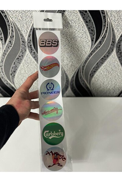 Etiket Oto Aksesuar HOLOGRAMLI ETİKET ARABA ÖNCAM YAZILARI HOLOGRAMLI YENİ (B...