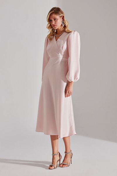 BETTY & SAM Merry POWDER Zweireihiges, lockeres Kleid mit Kragen
