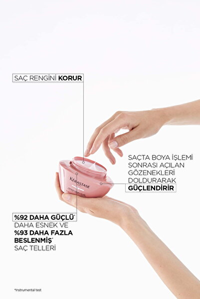 Kerastase Chroma Absolu Boyalı Saçlar Için Saç 3'lü Renk Koruyucu Bakım Seti /gem6ss656f-58f
