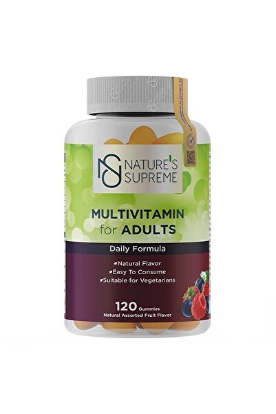 Nature's Supreme Gummies Multivitamin For Adults 120 Çiğnenebilir Form - Karı...